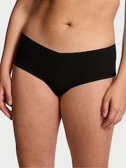 Victoria's Secret Black Cheeky Shine Trim Knickers - Image 1 of 3