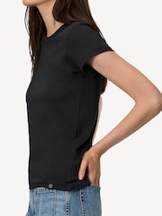 Rag & Bone Black The Slub T-Shirt - Image 3 of 5