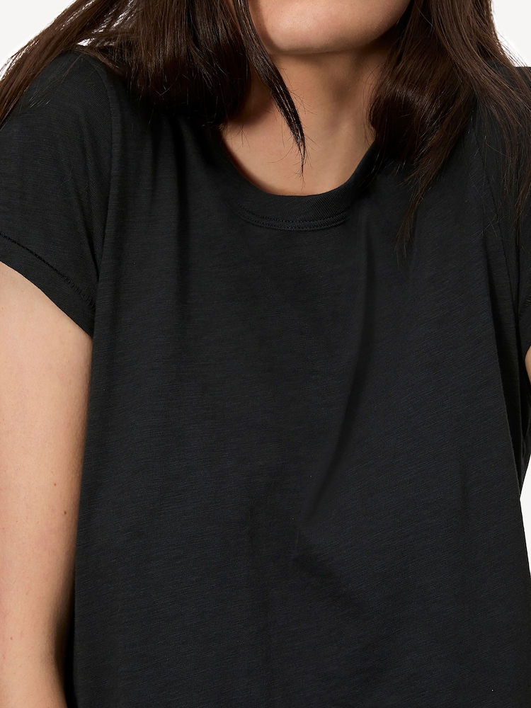 Rag & Bone Black The Slub T-Shirt - Image 5 of 5