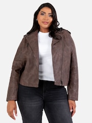 Lovedrobe Soft Pu Biker Black Jacket - Image 3 of 4