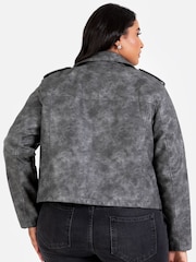 Lovedrobe Soft Pu Biker Black Jacket - Image 2 of 5