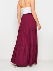 Long Tall Sally Pink Crinkle Tieder Skirt - Image 3 of 5