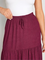 Long Tall Sally Pink Crinkle Tieder Skirt - Image 4 of 5