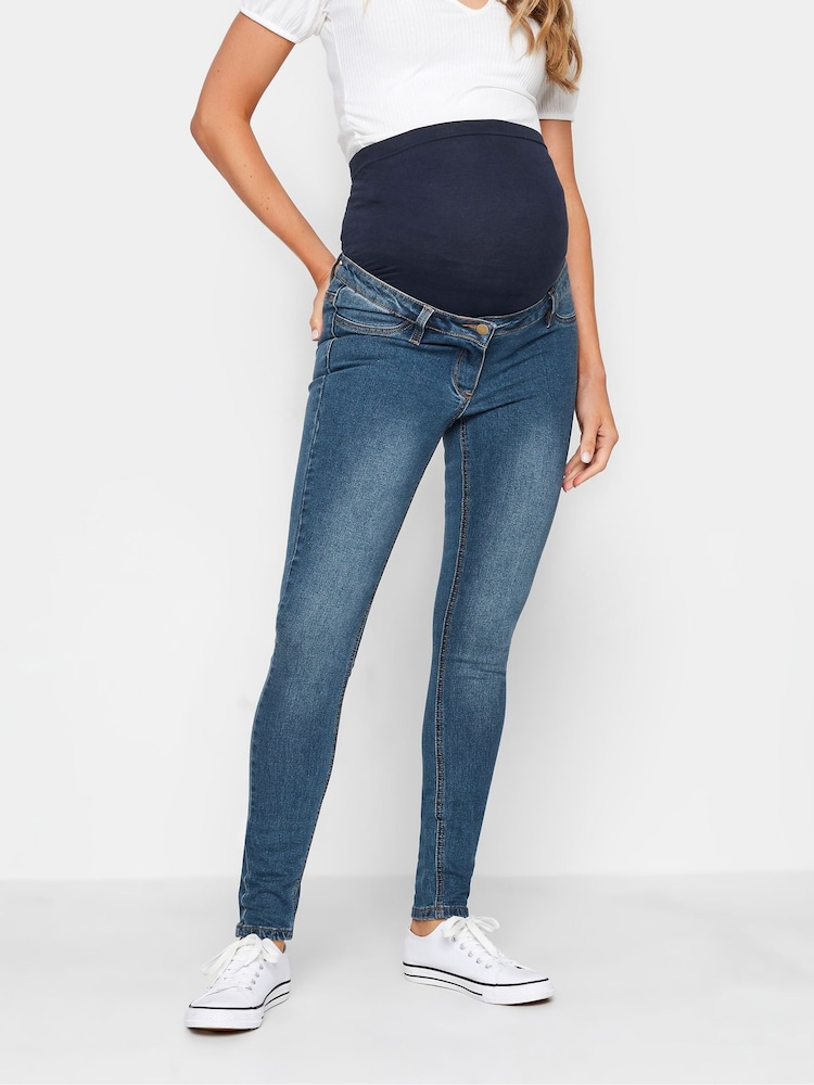 Long Tall Sally Blue AVA Skinny 34" Jeans - Image 1 of 6
