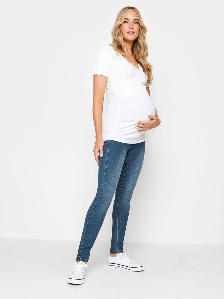 Long Tall Sally Blue AVA Skinny 34" Jeans - Image 2 of 6