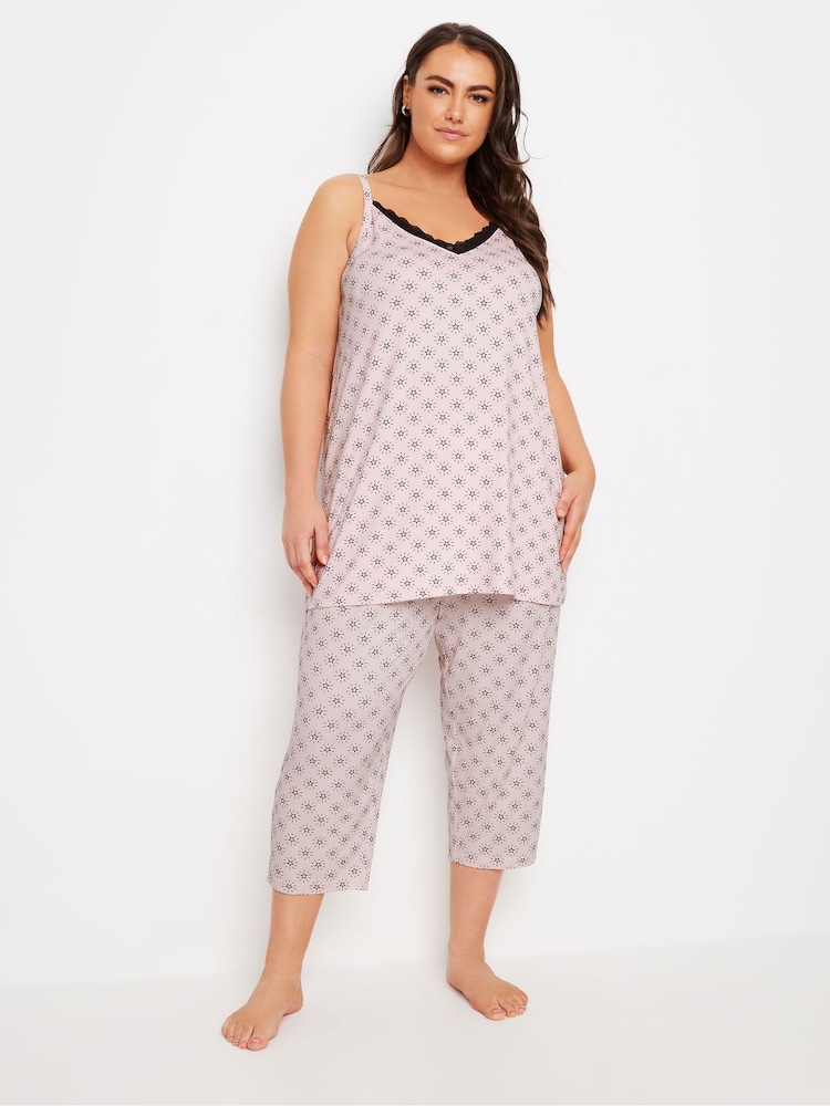 Conjunto de pijama con blusa de tirantes con estampado de estrellas brillantes de Yours Curve - Imagen 1 de 5 Conjunto de pijama con blusa de tirantes con estampado de estrellas brillantes de Yours Curve - Imagen 1 de 5