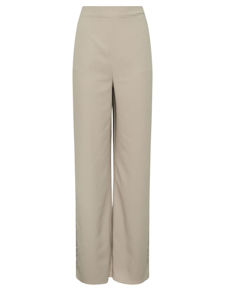 Long Tall Sally Natural Satin Side Stripe Trousers - Image 5 of 5