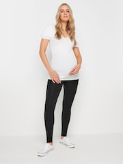 Long Tall Sally Black Maternity Basic Leggings - Image 1 of 5