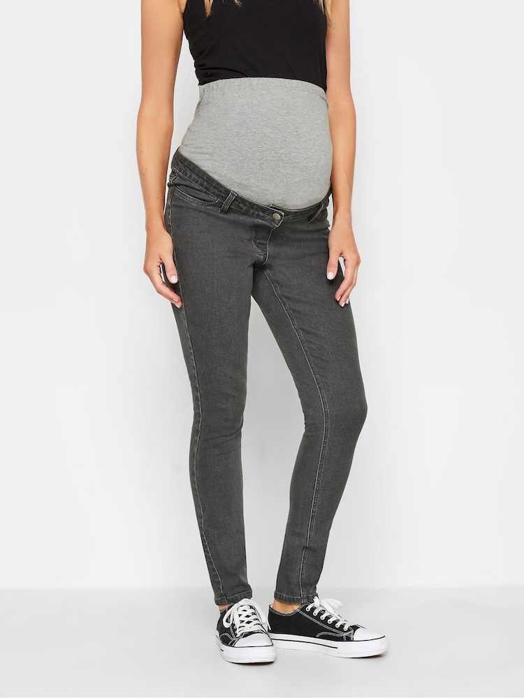 Long Tall Sally Grey AVA Skinny 34" Jeans - Image 1 of 6