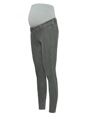 Long Tall Sally Grey AVA Skinny 34" Jeans - Image 5 of 6