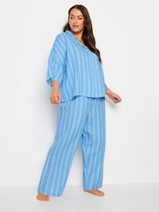 Yours Curve Double Cloth 100% Cotton Pyjamas Set - صورة 2 من 5