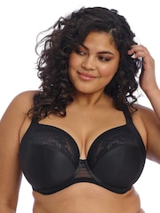 Elomi Black Nerina Underwire Plunge Stretch Bra - Image 5 of 6