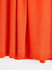 Oliver Bonas Orange Linen Blend Halter Neck Top - Image 8 of 8