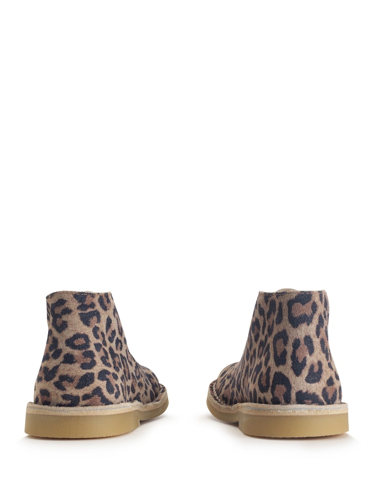 Natural - Start Rite Colorado Taupe Suede Lace-Up Desert Boots - Imagen 5 de 5