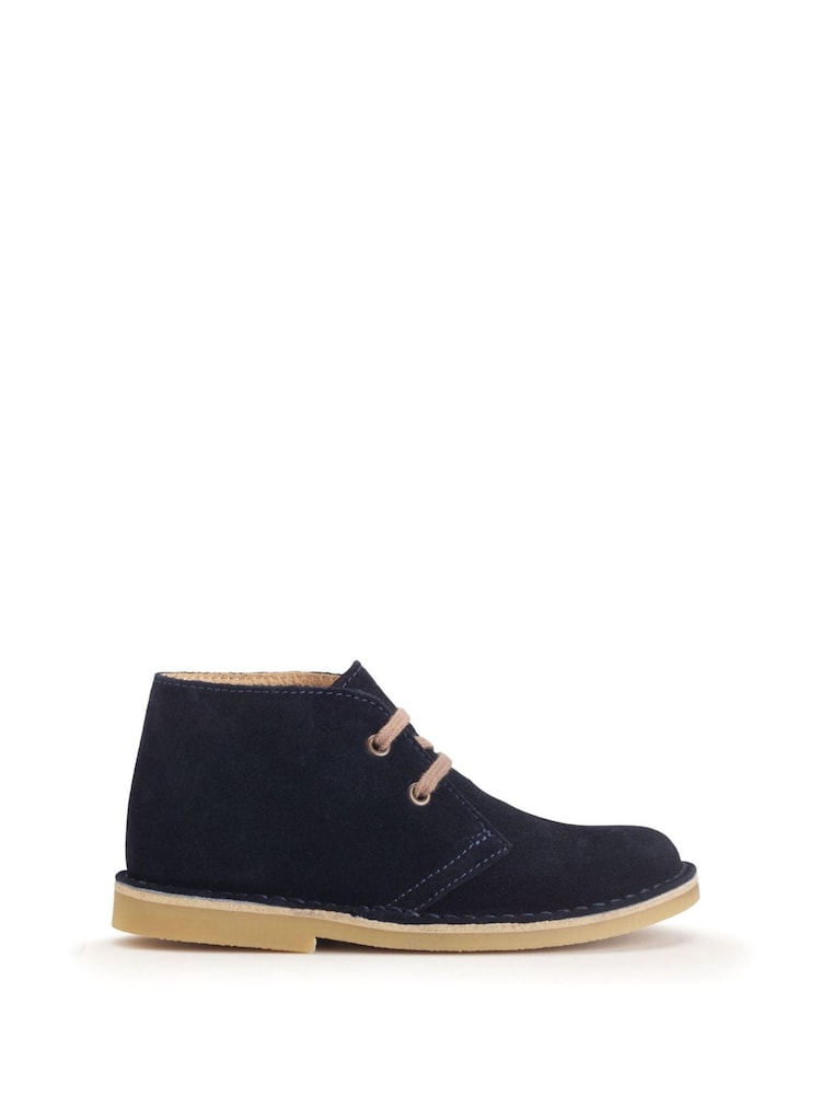 Azul marino - Start Rite Colorado Taupe Suede Lace-Up Desert Boots - Imagen 1 de 6