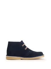 Azul marino - Start Rite Colorado Taupe Suede Lace-Up Desert Boots - Imagen 2 de 6