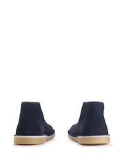 Azul marino - Start Rite Colorado Taupe Suede Lace-Up Desert Boots - Imagen 4 de 6