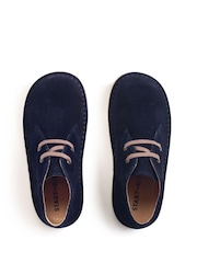 Azul marino - Start Rite Colorado Taupe Suede Lace-Up Desert Boots - Imagen 5 de 6