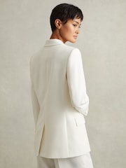 Reiss Leanna Wool Blend Dubbelknäppt Tux Kavaj - Bild 4 av 6
