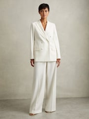Reiss Leanna Wool Blend Dubbelknäppt Tux Kavaj - Bild 5 av 6