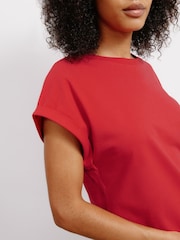 Albaray Red Roll Back 100% Cotton T-Shirt - Image 3 of 5