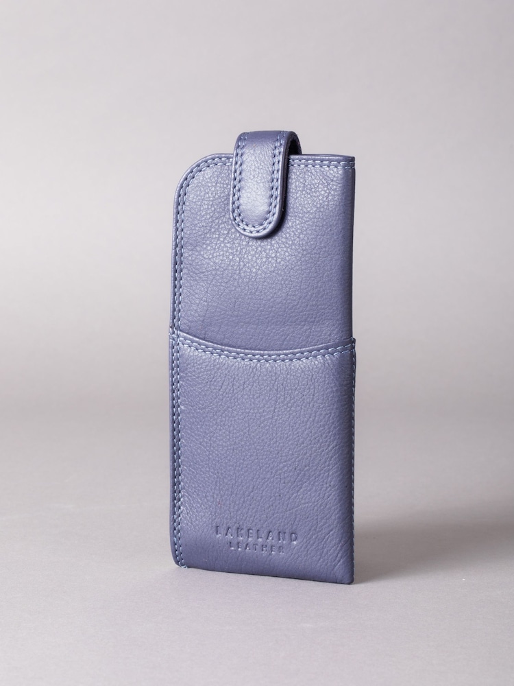 Lakeland Leather Dark Purple Glasses Case - Image 1 of 4
