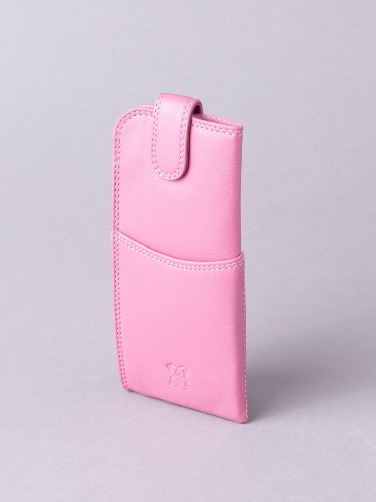 Lakeland Leather Mauve Glasses Case - Image 1 of 4