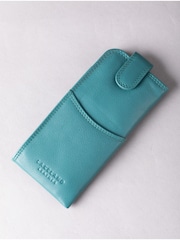 Turcoaz Verde - Husă pentru ochelari Lakeland Leather - Image 1 of 5