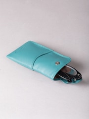 Turcoaz Verde - Husă pentru ochelari Lakeland Leather - Image 4 of 5