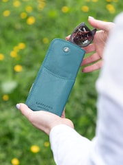 Turcoaz Verde - Husă pentru ochelari Lakeland Leather - Image 5 of 5