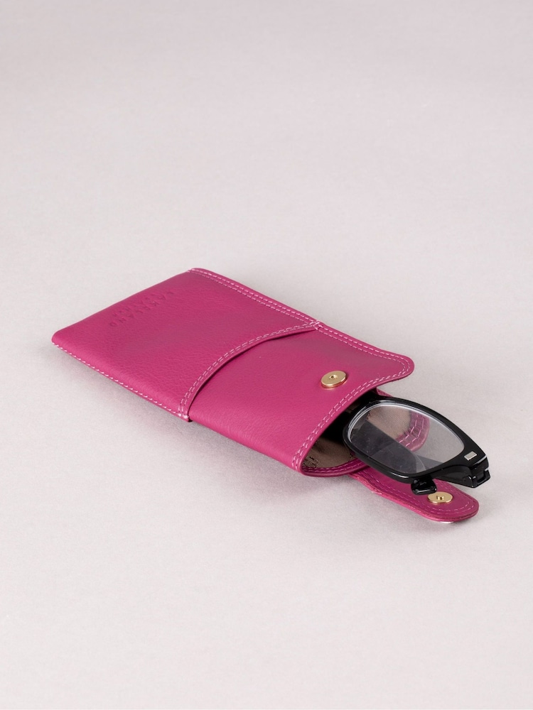 Afină - Husă pentru ochelari Lakeland Leather - Image 5 of 5