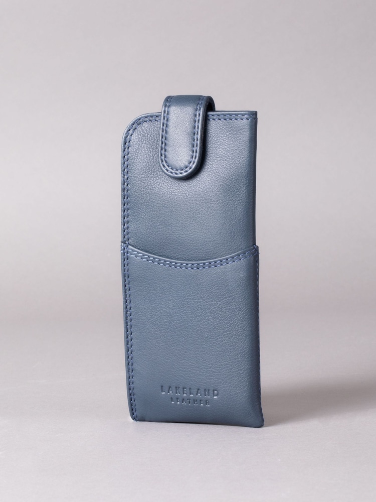 Lakeland Leather Navy Glasses Case - Image 1 of 4