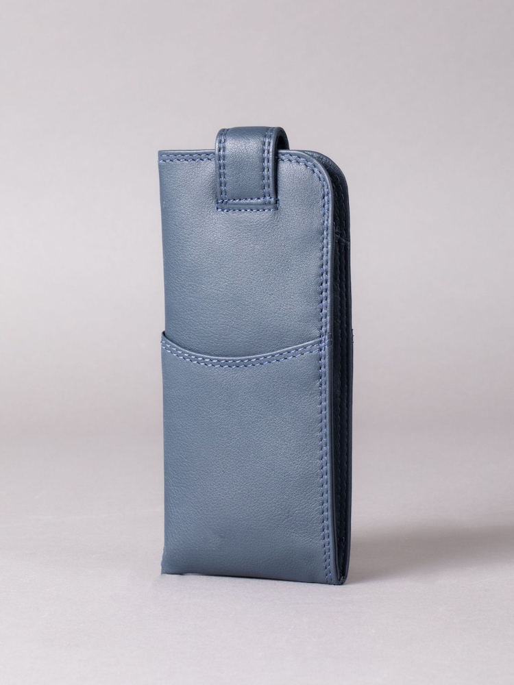 Lakeland Leather Navy Glasses Case - Image 2 of 4