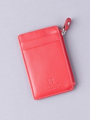 Lakeland Leather Red Keyring Card Holder - Image 1 of 3