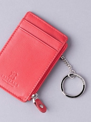 Lakeland Leather Red Keyring Card Holder - Image 2 of 3