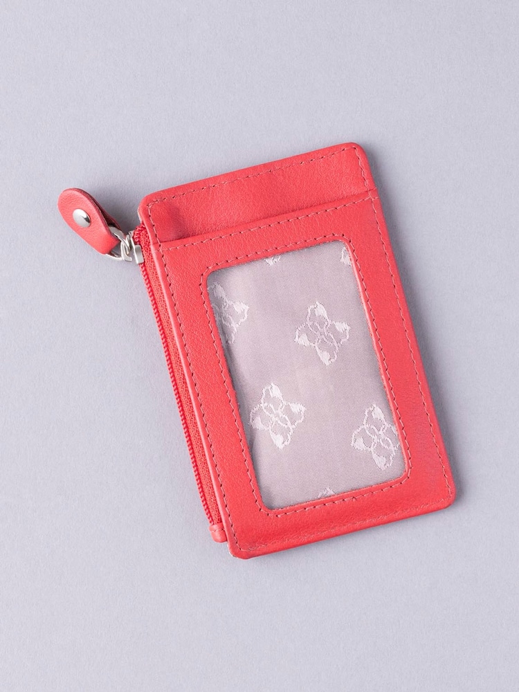 Lakeland Leather Red Keyring Card Holder - Image 3 of 3