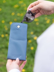 Lakeland Leather Light Blue Glasses Case - Image 5 of 5