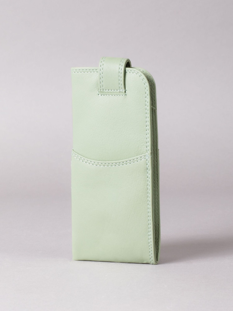 Lakeland Leather Sage Green Double Glasses Case - Image 2 of 5 Lakeland Leather Sage Green Double Glasses Case - Image 2 of 5