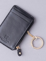 Черный - Lakeland Leather Держатель для карточек с брелоком - Image 2 of 3