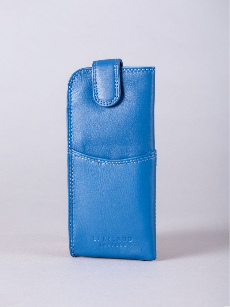 Albastru închis - Husă pentru ochelari Lakeland Leather - Image 1 of 5