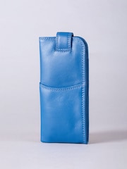 Albastru închis - Husă pentru ochelari Lakeland Leather - Image 2 of 5