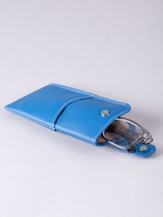 Albastru închis - Husă pentru ochelari Lakeland Leather - Image 4 of 5