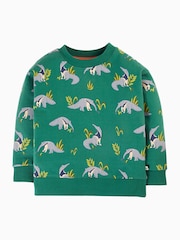 Frugi Green Animal Superb Sweatshirt - Imagen 2 de 5