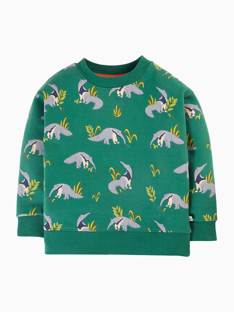 Frugi Green Animal Superb Sweatshirt - Imagen 2 de 5
