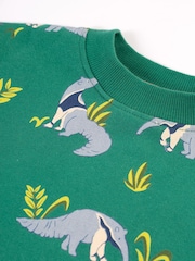 Frugi Green Animal Superb Sweatshirt - Imagen 4 de 5