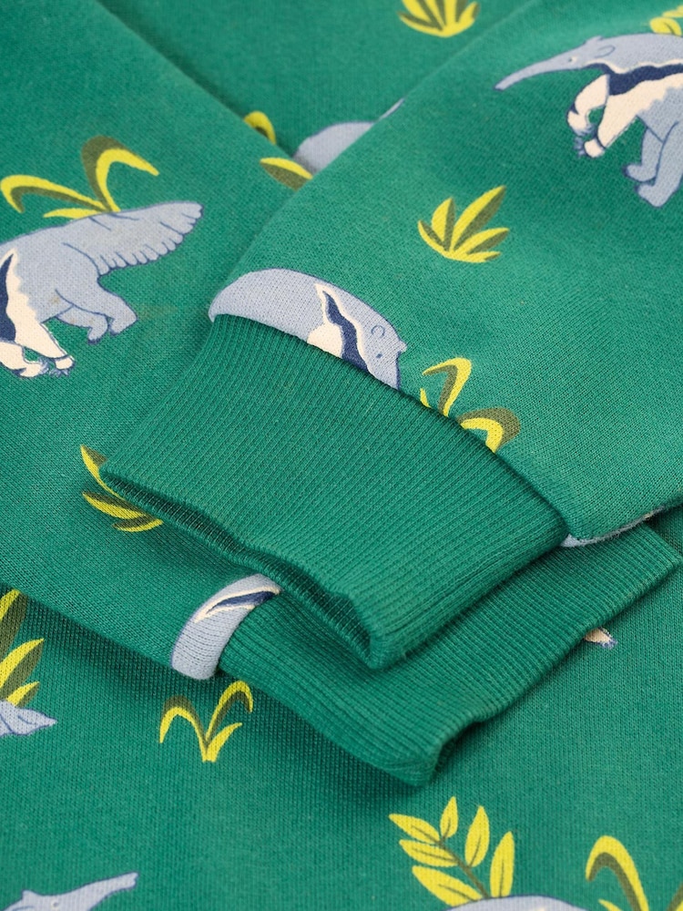 Frugi Green Animal Superb Sweatshirt - Imagen 5 de 5