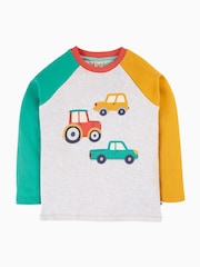 Frugi Boys Grey Multi Coloured Truck Top - Image 2 of 4