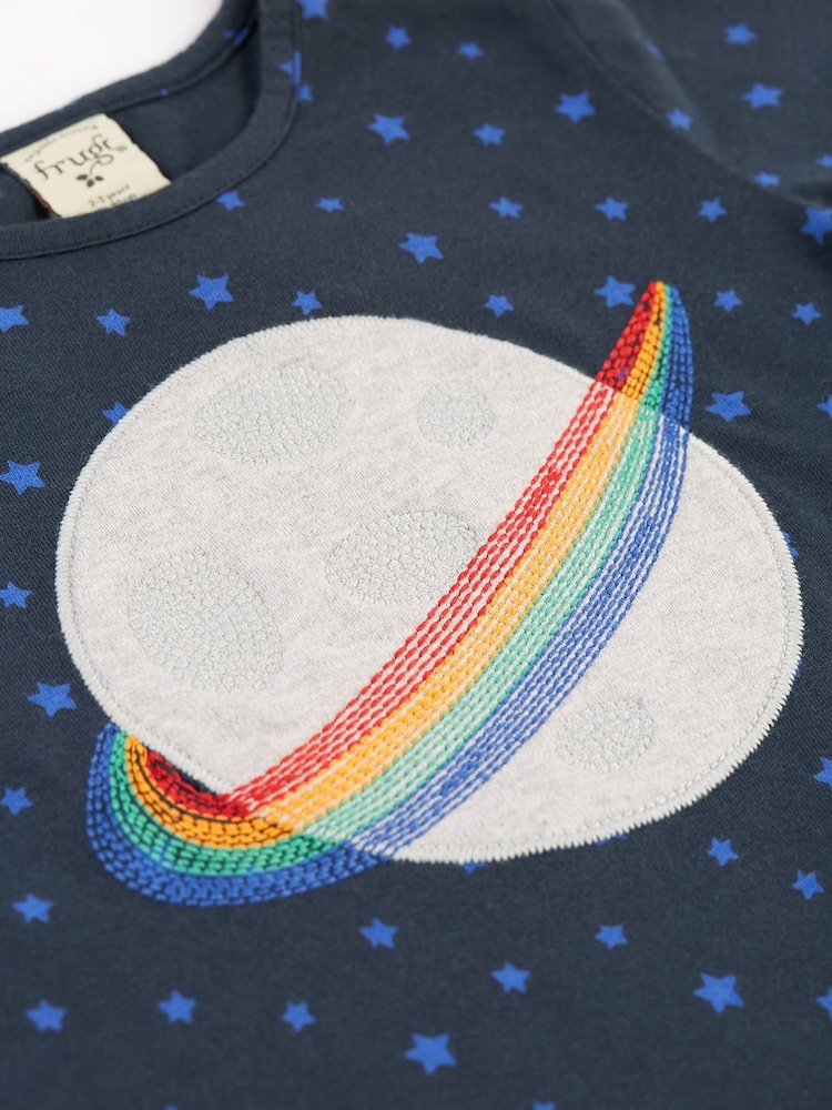 Frugi Blue Space Applique Top - Image 3 of 3