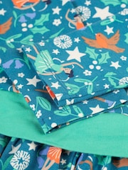Frugi Girl's Blue Forest Skater Dress - Image 6 of 9