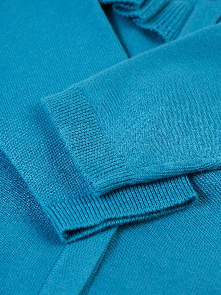 Frugi Blue Romi Ruffle Cardigan - Image 5 of 5